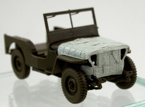パンツァーアート RE35-713 1/35 WWIIアメリカ ウィリスジープ 冬季 キャンバス カバー