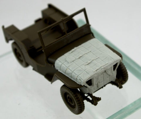 パンツァーアート RE35-713 1/35 WWIIアメリカ ウィリスジープ 冬季 キャンバス カバー