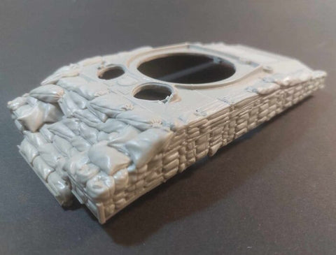 パンツァーアート RE35-769 1/35 WWIIアメリカ シャーマン M4A3 HVSS車体 フレーム・サンドバッグアーマー付