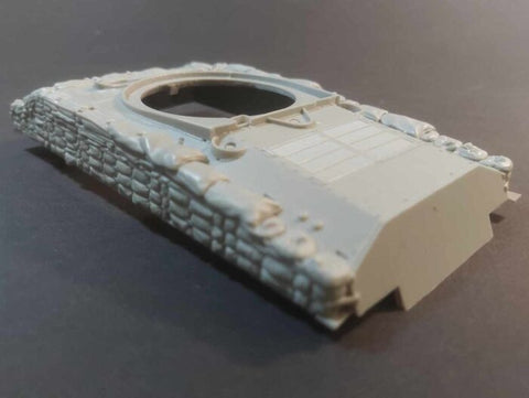 パンツァーアート RE35-769 1/35 WWIIアメリカ シャーマン M4A3 HVSS車体 フレーム・サンドバッグアーマー付