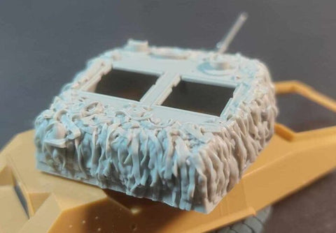 パンツァーアート RE35-800 1/35 WWIIイギリス ハンバー Mk IV 装甲車 砲塔 ヘシアンネット付
