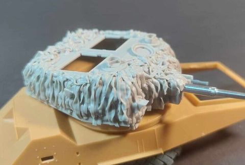 パンツァーアート RE35-800 1/35 WWIIイギリス ハンバー Mk IV 装甲車 砲塔 ヘシアンネット付