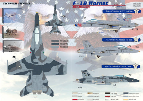 プリントスケール 72-044 1/72 F-18 ホーネット Part 1