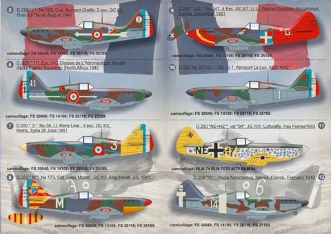 プリントスケール 72-078 1/72 デヴォアティーヌ D.520