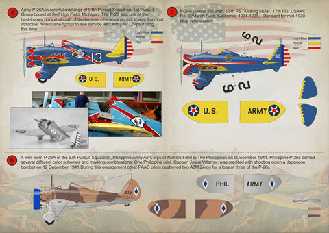 プリントスケール 72-090 1/72 ボーイング P-26 ピーシューター