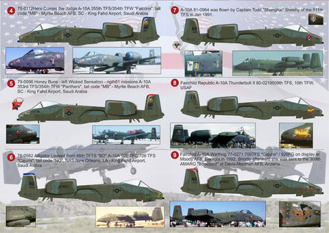 プリントスケール 72-102 1/72 A-10 サンダーボルト II