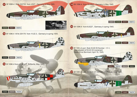 プリントスケール 72-146 1/72 メッサーシュミット Bf109K
