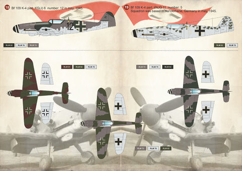 プリントスケール 72-146 1/72 メッサーシュミット Bf109K