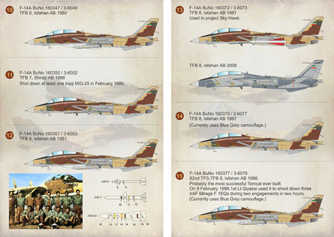 プリントスケール 72-211 1/72 F-14 トムキャット イラン空軍