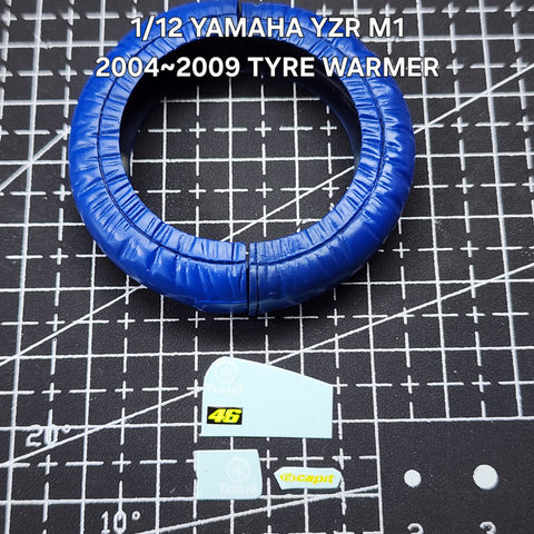 カレドモデル Q005 1/12 ヤマハ YZR-M1 (2004-2009)用タイヤウォーマー
