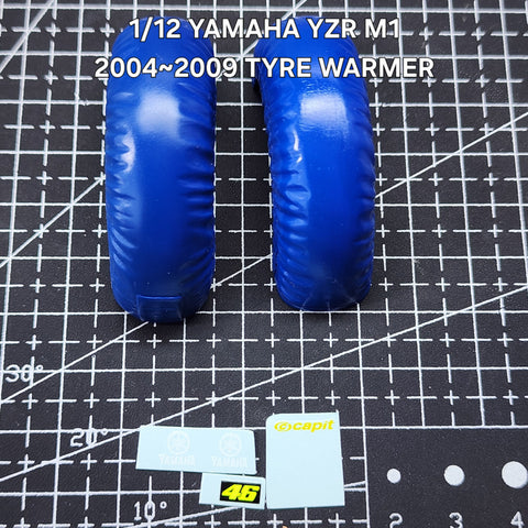 カレドモデル Q005 1/12 ヤマハ YZR-M1 (2004-2009)用タイヤウォーマー