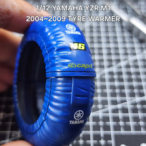 カレドモデル Q005 1/12 ヤマハ YZR-M1 (2004-2009)用タイヤウォーマー