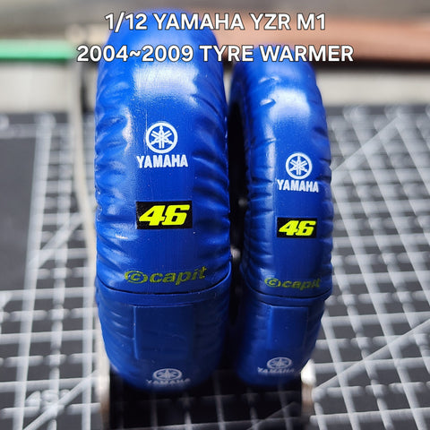 カレドモデル Q005 1/12 ヤマハ YZR-M1 (2004-2009)用タイヤウォーマー