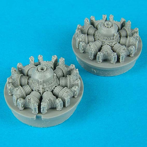クイックブースト 72059 1/72 S2F-1 トラッカー エンジン (ライト R-1820-82WA)（ハセガワ用）