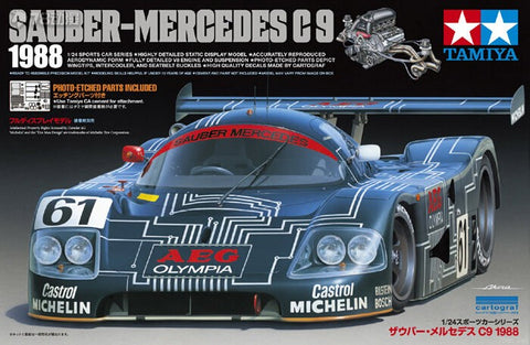 カレドモデル QS002 1/24 ザウバー・メルセデス C9 ル・マン・サーキット フラワーデカール 24310 (タミヤ用)