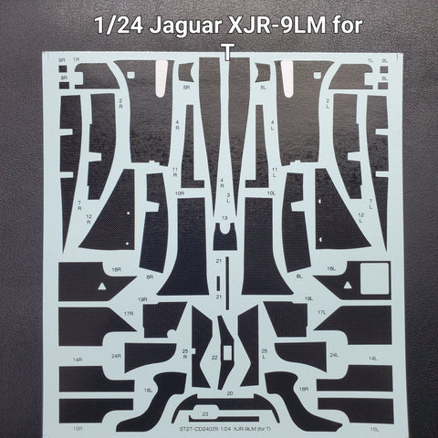 カレドモデル QS004 1/24 ジャガー XJR-9LM ル・マン カーボンファイバーデカール 24084 (タミヤ用)