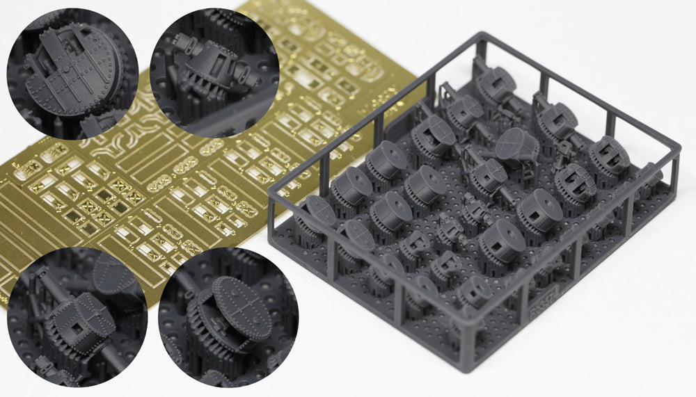 レインボーモデル Rb3574 1/350 日本海軍 火器管制装置1 [3DP+PE
