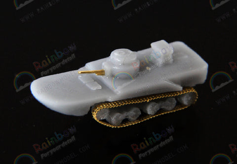 レインボーモデル Rb7102 1/700 日本海軍 水陸両用車輌 特二式内火艇/九七式中戦車セット (4 set) [1PE, 4Resin parts]