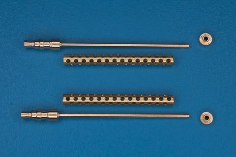 RBモデル 32AB03 1/32 ドイツ 7,92mm ドイツ MG 17 機関銃 Bf 109, Bf 110, Fw 190, Ju 87, Ju 88C, He 111, Do 17/215, Fw 189, 他 2本入り