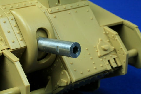 RBモデル 35B79 1/35 シャール B1 bis 75mm & 47mm & 7.5mm MG 砲身