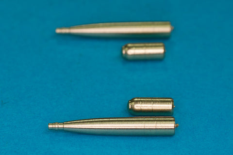 RBモデル 48AB10 1/48 2 x イスパノ・スイザ 20mm航空機関砲 銃身2つの追加の0.5 "MGの代わりに取り付けられている場合のホールプラグ2個入り スピットファイア "wing E & C"用