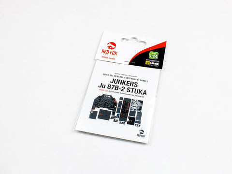 レッドフォックススタジオ RFSQS-24008 1/24 ユンカース Ju 87B ストゥーカ (トランペッター用)