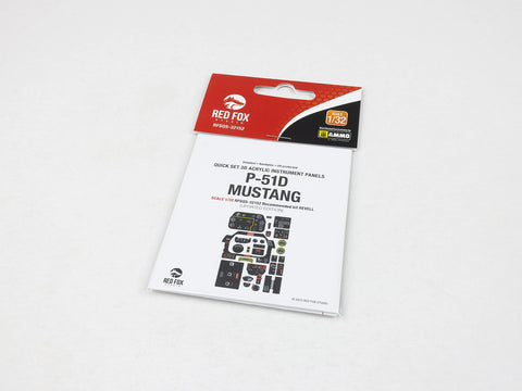 レッドフォックススタジオ RFSQS-32152 1/32 P-51D マスタング 更新型 (レベル用)