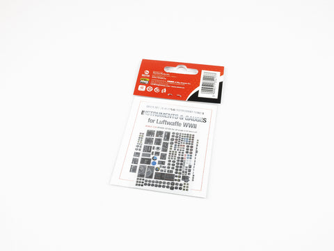 レッドフォックススタジオ RFSQS-32186 1/32 インストゥルメッツ & ゲージ セット WWIIドイツ空軍 (汎用)