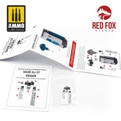 レッドフォックススタジオ RFSQS-48016 1/48 サーブ AJ-37 ビゲン(スペシャルホビー用)