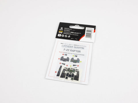 レッドフォックススタジオ RFSQS-48057 1/48 F-22 ラプター（ハセガワ用）