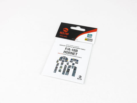 レッドフォックススタジオ RFSQS-48084 1/48 F/A-18B ホーネット（キネティック用）