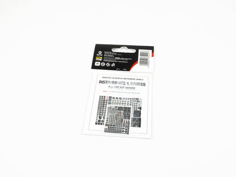 レッドフォックススタジオ RFSQS-48182 1/48 アメリカ空軍WWII用計器・計器セット（汎用）