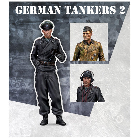 スケール75 SW48-006 1/ 48 ドイツ 戦車兵2セット (2体)