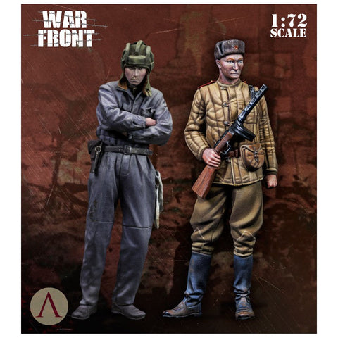 スケール75 SW72-008 1/72 ソビエト兵セット (2体)