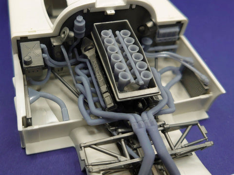 SDモデル SD-J02+1 1/24 ジャガー XJR-9 LM エンジン追加パーツ 【マステ付き】 タミヤ対応