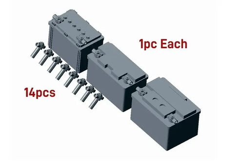 SDモデル SD-X04 1/24 レーシングパーツセットC 【エンジン部品／バッテリ／水タンク／ホイールナット／エアジャッキ】