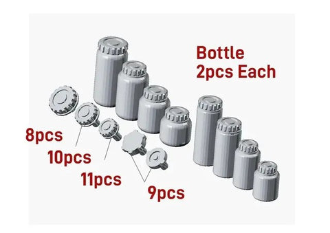 SDモデル SD-X04 1/24 レーシングパーツセットC 【エンジン部品／バッテリ／水タンク／ホイールナット／エアジャッキ】