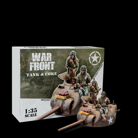スケール75 SW35-027 1/35 アメリカ 戦車兵&コーラ