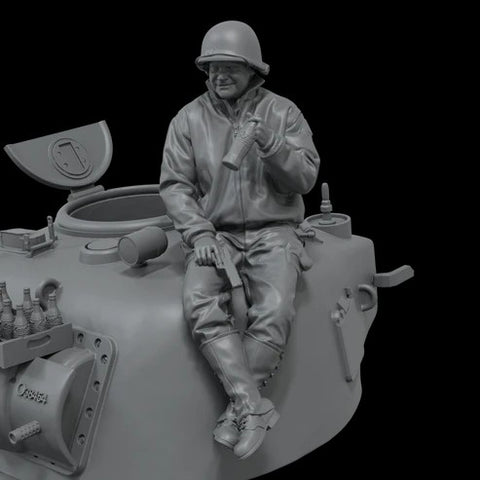 スケール75 SW72-005 1/72 アメリカ戦車兵セット (2体)