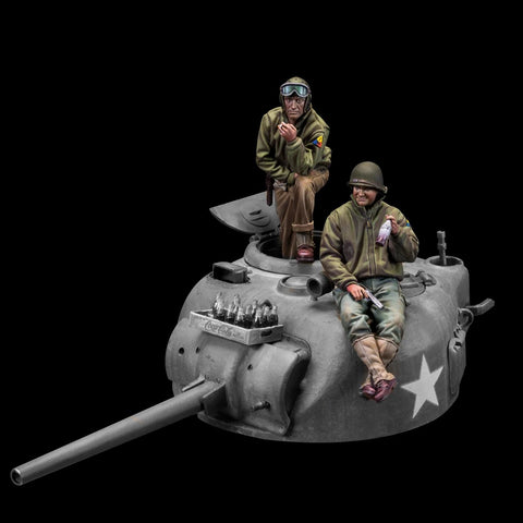 スケール75 SW72-005 1/72 アメリカ戦車兵セット (2体)