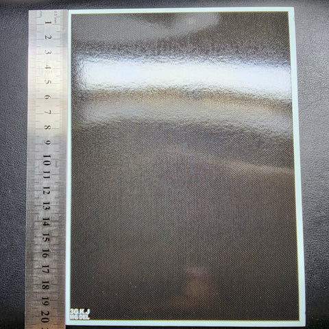 カレドモデル T009 フラットウィーブカーボンファイバーデカール Lサイズ (145×200mm)