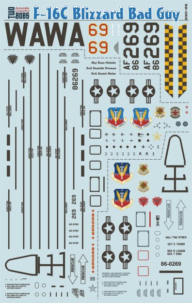 トゥーボブス 32-063 1/32 ブリザード バッドガイ F-16C