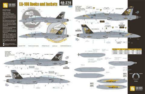 トゥーボブス 48-278 1/48 EA-18G ロックスアンドイエロージャケッツ