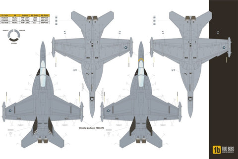 トゥーボブス 48-278 1/48 EA-18G ロックスアンドイエロージャケッツ