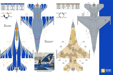 トゥーボブス 48-282 1/48 F-16C/D ワイルドダックス