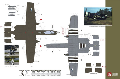 トゥーボブス 72-110/32-071 1/32・1/72 A-10C ヘリテージ・ホーズ