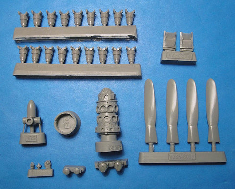 ベクター VDS48087 1/48 P-47N コレクト エンジン, プロップ ＆排気口 (アカデミー用)