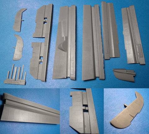 ベクター VDS48091 1/48 Bf110C/D/E フラップ, 操縦翼面 ＆ ショートテイル (サイバーホビー用)