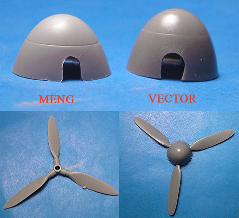 ベクター VDS48068 1/48 Me 410 コレクテッド プロップス＆スピナー (モンモデル用)