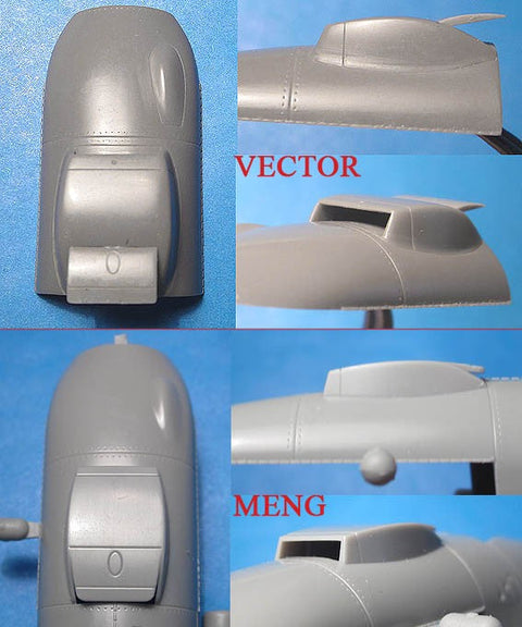 ベクター VDS48070 1/48 Me 410 コレクテッド オイルクーラーズ (モンモデル用)
